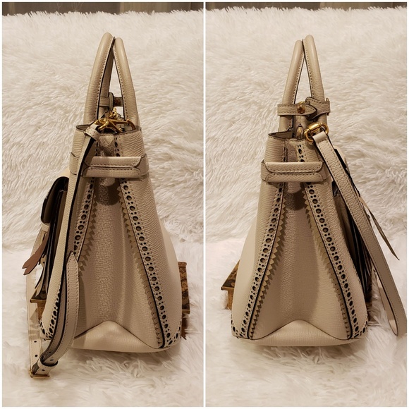 Burberry Broguing Medium Tote NWT - Picture 5 of 8
